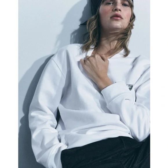 ZARA TEXT PRINT SWEATSHIRT - Picture 6 of 8